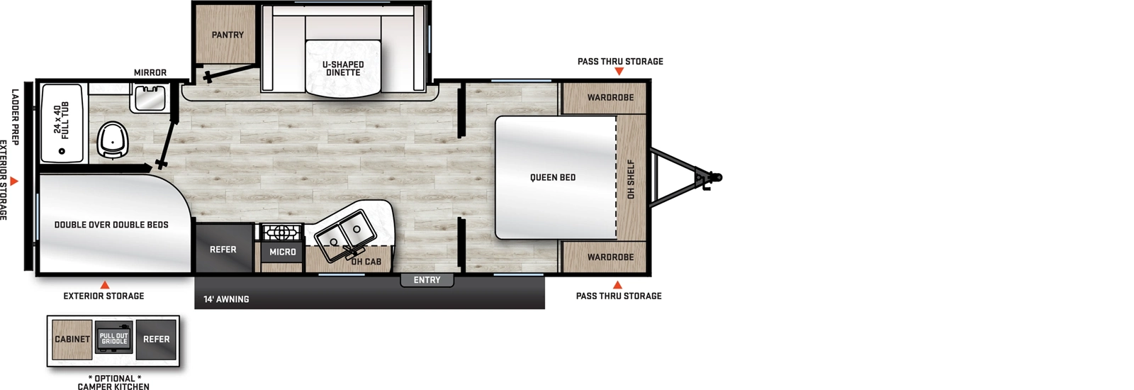 231BHS Floorplan Image